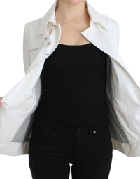 Thumbnail for White Double Breasted Jacket Coat Blazer