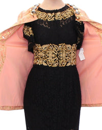 Thumbnail for Pink Silk Brocade Crystal Jacket Coat