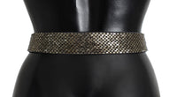 Thumbnail for Crystal Buckle Sequined Waist Belt