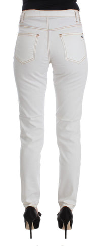 Thumbnail for Chic White Slim Fit Denim