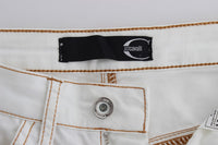 Thumbnail for Chic White Slim Fit Denim