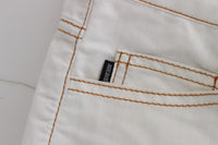 Thumbnail for Chic White Slim Fit Denim