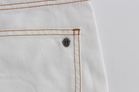 Thumbnail for Chic White Slim Fit Denim