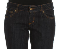 Thumbnail for Chic Blue Straight Fit Designer Jeans