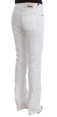 Thumbnail for Chic Slim Fit White Cotton Jeans