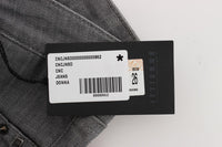 Thumbnail for Chic Gray Slim-Fit Designer Jeans