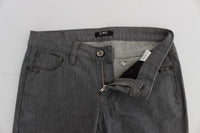 Thumbnail for Chic Gray Slim-Fit Designer Jeans