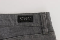 Thumbnail for Chic Gray Slim-Fit Designer Jeans