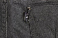 Thumbnail for Chic Gray Slim-Fit Designer Jeans