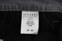 Thumbnail for Chic Gray Slim-Fit Designer Jeans