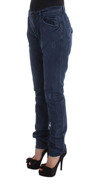 Thumbnail for Chic Regular Fit Blue Denim Jeans
