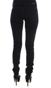 Thumbnail for Sleek Slim Fit Designer Jeans in Classic Black