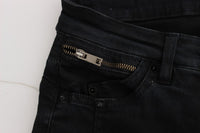 Thumbnail for Sleek Slim Fit Designer Jeans in Classic Black
