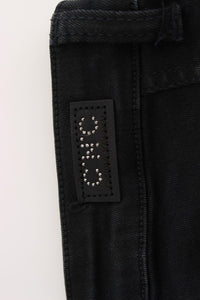 Thumbnail for Sleek Slim Fit Designer Jeans in Classic Black