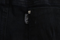 Thumbnail for Sleek Black Slim Fit Designer Jeans
