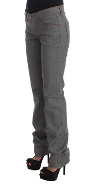 Thumbnail for Elegant Gray Regular Fit Jeans