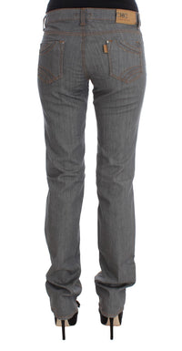 Thumbnail for Elegant Gray Regular Fit Jeans