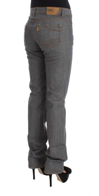 Thumbnail for Elegant Gray Regular Fit Jeans