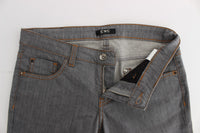 Thumbnail for Elegant Gray Regular Fit Jeans
