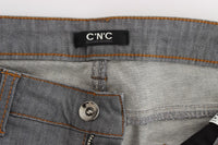 Thumbnail for Elegant Gray Regular Fit Jeans
