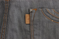 Thumbnail for Elegant Gray Regular Fit Jeans