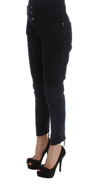 Thumbnail for Sleek Slim Fit Black Denim Jeans