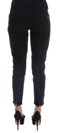 Thumbnail for Sleek Slim Fit Black Denim Jeans