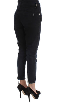 Thumbnail for Sleek Slim Fit Black Denim Jeans
