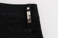 Thumbnail for Sleek Slim Fit Black Denim Jeans