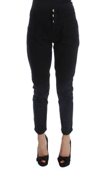 Thumbnail for Sleek Slim Fit Black Denim Jeans