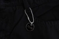 Thumbnail for Chic Black Slim Fit Zippered Cotton Jeans