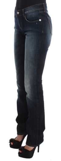 Thumbnail for Sleek Slim Fit Blue Designer Jeans