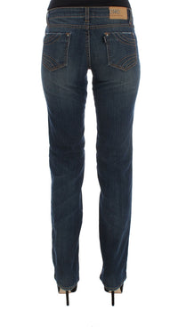 Thumbnail for Chic Blue Regular Fit Designer Jeans
