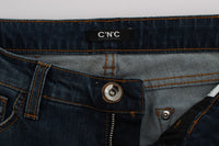 Thumbnail for Chic Blue Regular Fit Designer Jeans