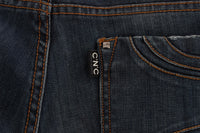 Thumbnail for Chic Blue Regular Fit Designer Jeans