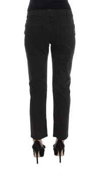 Thumbnail for Chic Black Regular Fit Denim Jeans