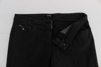 Thumbnail for Chic Black Regular Fit Denim Jeans