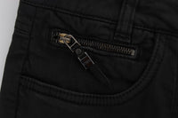 Thumbnail for Chic Black Regular Fit Denim Jeans