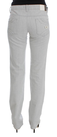 Thumbnail for Chic Gray Slim Fit Designer Jeans