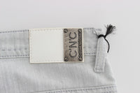 Thumbnail for Chic Gray Slim Fit Designer Jeans