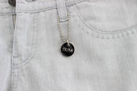 Thumbnail for Chic Gray Slim Fit Designer Jeans