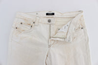 Thumbnail for Chic White Slim Fit Designer Jeans
