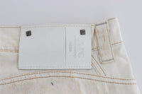 Thumbnail for Chic White Slim Fit Designer Jeans