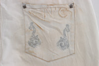 Thumbnail for Chic White Slim Fit Designer Jeans