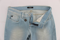 Thumbnail for Chic Super Slim Blue Jeans