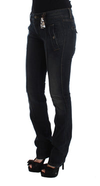 Thumbnail for Chic Slim Fit Italian Cotton Jeans