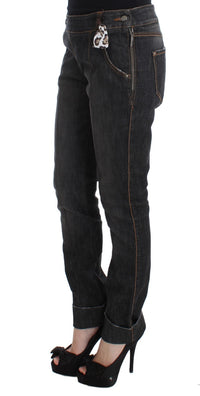 Thumbnail for Chic Slim Fit Gray Wash Jeans