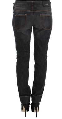 Thumbnail for Chic Slim Fit Gray Wash Jeans