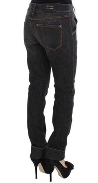 Thumbnail for Chic Slim Fit Gray Wash Jeans