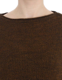 Thumbnail for Green Knitted Pullover Sweater Top